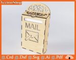 Caja de mensajes personalizable para corte láser CNC - Diseño único y versátil - Imagen 3