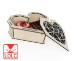 Cajas de amor en forma de corazón para corte láser CNC - Diseño personalizable y creativo - Imagen 5