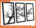 Árbol decorativo de pared - Arte CNC láser para decoración moderna y personalizada - Imagen 6