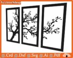 Árbol decorativo de pared - Arte CNC láser para decoración moderna y personalizada - Imagen 5