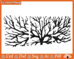 Ramas de árbol para corte láser CNC - Planos vectoriales para decoración y artesanía - Imagen 4