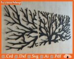 Ramas de árbol para corte láser CNC - Planos vectoriales para decoración y artesanía - Imagen 2