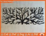 Ramas de árbol para corte láser CNC - Planos vectoriales para decoración y artesanía - Imagen 3