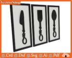Cubiertos de Cocina Personalizados: Cuchara, Tenedor y Cuchillo para Corte CNC Láser - Imagen 5