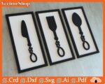 Cubiertos de Cocina Personalizados: Cuchara, Tenedor y Cuchillo para Corte CNC Láser - Imagen 3
