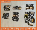 Portarretratos personalizados para mamá - Vectores CNC láser para portafotos decorativos - Imagen 2