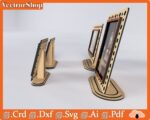 Portafotos personalizables para corte láser CNC - Diseño único y fácil de ensamblar - Imagen 2