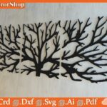 Ramas de árbol para corte láser CNC - Planos vectoriales para decoración y artesanía