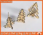 Arbolitos y adornos de Navidad para corte láser - Diseños creativos y personalizables - Imagen 3