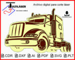 Caja de Camión y Tráiler para Corte Láser - Archivos Vectoriales en CDR, SVG, AI, PLT, DXF y PDF - Imagen 2