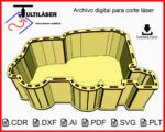 Caja de Camión y Tráiler para Corte Láser - Archivos Vectoriales en CDR, SVG, AI, PLT, DXF y PDF - Imagen 4