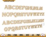 Letras decorativas para corte láser - Vectores CNC personalizables para manualidades y decoración - Imagen 6