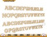 Letras decorativas para corte láser - Vectores CNC personalizables para manualidades y decoración