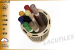 Portalápices de reja para corte láser CNC | Organizador de plumones y lápices decorativo - Imagen 4