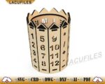 Porta lapiceros de madera para corte láser - Caja de almacenamiento personalizada de oficina - Imagen 4