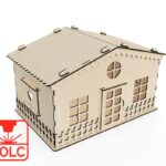 Casa de muñecas de corte láser personalizada | Juguete creativo para niñas