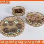 Cestas decorativas para fiestas - Vectores para corte láser CNC personalizadas