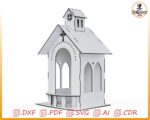 Casa Religiosa para Corte Láser - Diseño Personalizado de Decoración Espiritual - Imagen 2