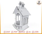 Casa Religiosa para Corte Láser - Diseño Personalizado de Decoración Espiritual - Imagen 7