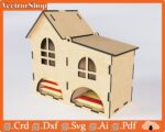 Casita de Té - Vectores Decorativos para Corte CNC Láser Personalizados y Creativos - Imagen 3