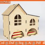 Casita de Té - Vectores Decorativos para Corte CNC Láser Personalizados y Creativos