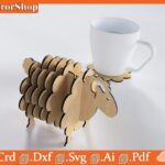 Abrazadera y Portavasos Personalizados de Corte Láser CNC - Diseño Único y Preciso