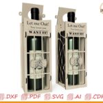 Caja de Vino Personalizada para Regalos | Diseño Elegante y Cortes Láser