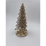 Árbolito de Navidad encantador con adornos perfectos, ideal para cumpleaños y regalos navideños.