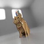 Cajas de Almacenamiento Gatunas para Corte Láser - Organiza Control Remoto, Celulares y Más