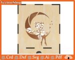 Caja de Luz Decorativa para Corte Láser - Plantillas de Amor y Vectores Creativos - Imagen 4
