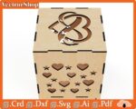 Caja de Luz Decorativa para Corte Láser - Plantillas de Amor y Vectores Creativos - Imagen 5
