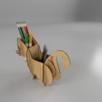 Cajas de Almacenamiento Gatunas para Corte Láser - Organiza Control Remoto, Celulares y Más - Imagen 2