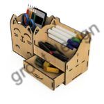 Organizador de Escritorio Gatuno: Estilo Divertido para Amantes de los Gatos