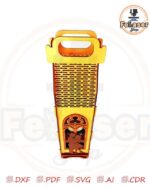 Caja de vino personalizada para enamorados - Diseño exclusivo para corte láser - Imagen 4