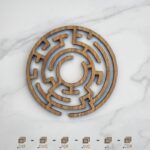 Porta tazas personalizables para corte láser - 26 diseños únicos y creativos