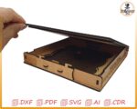 Caja de almacenamiento de DVD de madera contrachapada para corte láser personalizable y decorativa - Imagen 5