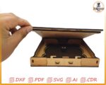 Caja de almacenamiento de DVD de madera contrachapada para corte láser personalizable y decorativa - Imagen 2