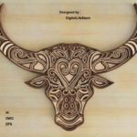 Mandala en Capas de Búfalo para Corte Láser – Diseño Personalizado para Decoración y Manualidades