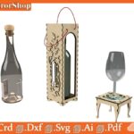 Caja de Vino de Corte Láser Personalizada - Regalo Único y Exclusivo para Celebraciones