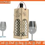 Regalo exclusivo de arte para amantes del vino - Decoración personalizada con corte láser