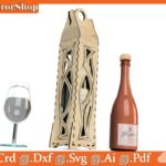 Caja de vino personalizada con corte láser | Regalo único para amantes del vino