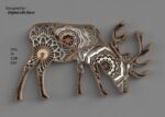 Corte Láser Mandala de Ciervo Multicapa para Decoración y Artesanía Personalizada - Imagen 2