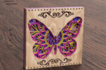 Mariposa Mandala Multicapa para Corte Láser - Diseño Decorativo Personalizable - Imagen 3