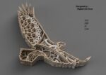Águila Mandala Multicapa para Corte Láser - Diseño Decorativo Único y Elegante - Imagen 2