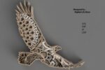 Águila Mandala Multicapa para Corte Láser - Diseño Decorativo Único y Elegante - Imagen 3