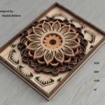 Archivos de corte láser de mandalas multicapa para decoración y manualidades