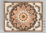 Archivos de corte láser de mandalas multicapa para decoración y manualidades - Imagen 3