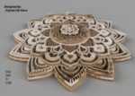 Corte láser de mandala multicapa para decoración personalizada y artesanal - Imagen 2