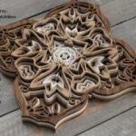 Archivos de corte láser para mandalas multicapa decorativas y personalizables