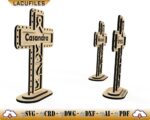 Cruces personalizadas de corte láser para homenajes únicos a tus seres queridos - Imagen 4